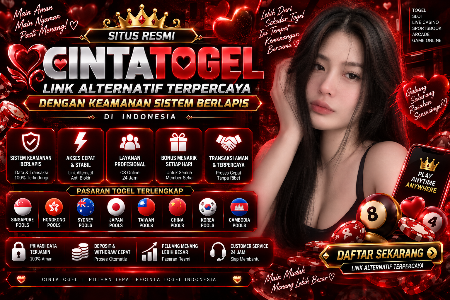 CINTATOGEL: Link Alternatif Slot Gacor Malam Ini Dengan Beragam Keunggulan Bonus & Event Menarik by Hey siriusly